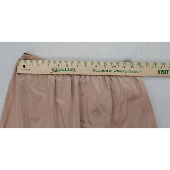 Vassarette Women's Skirt Half Slip Size Medium Beige Nylon - Picture 5 of 13